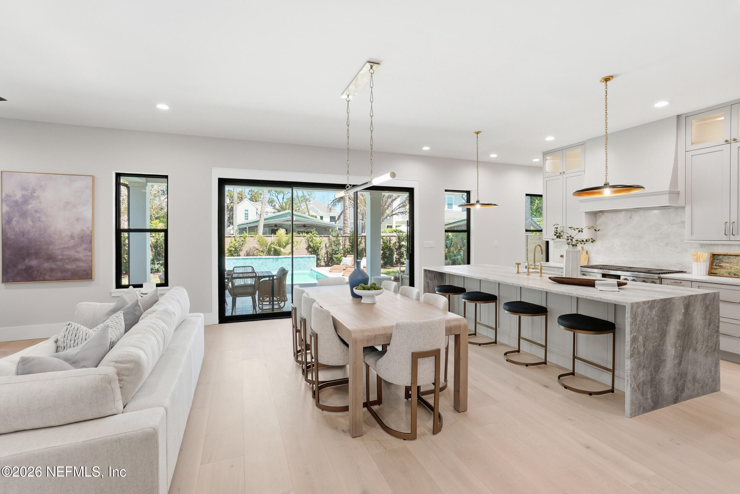 371 9th Street Atlantic Beach, FL 32233 - Photo 19 of 99 dining room kitchen open concept