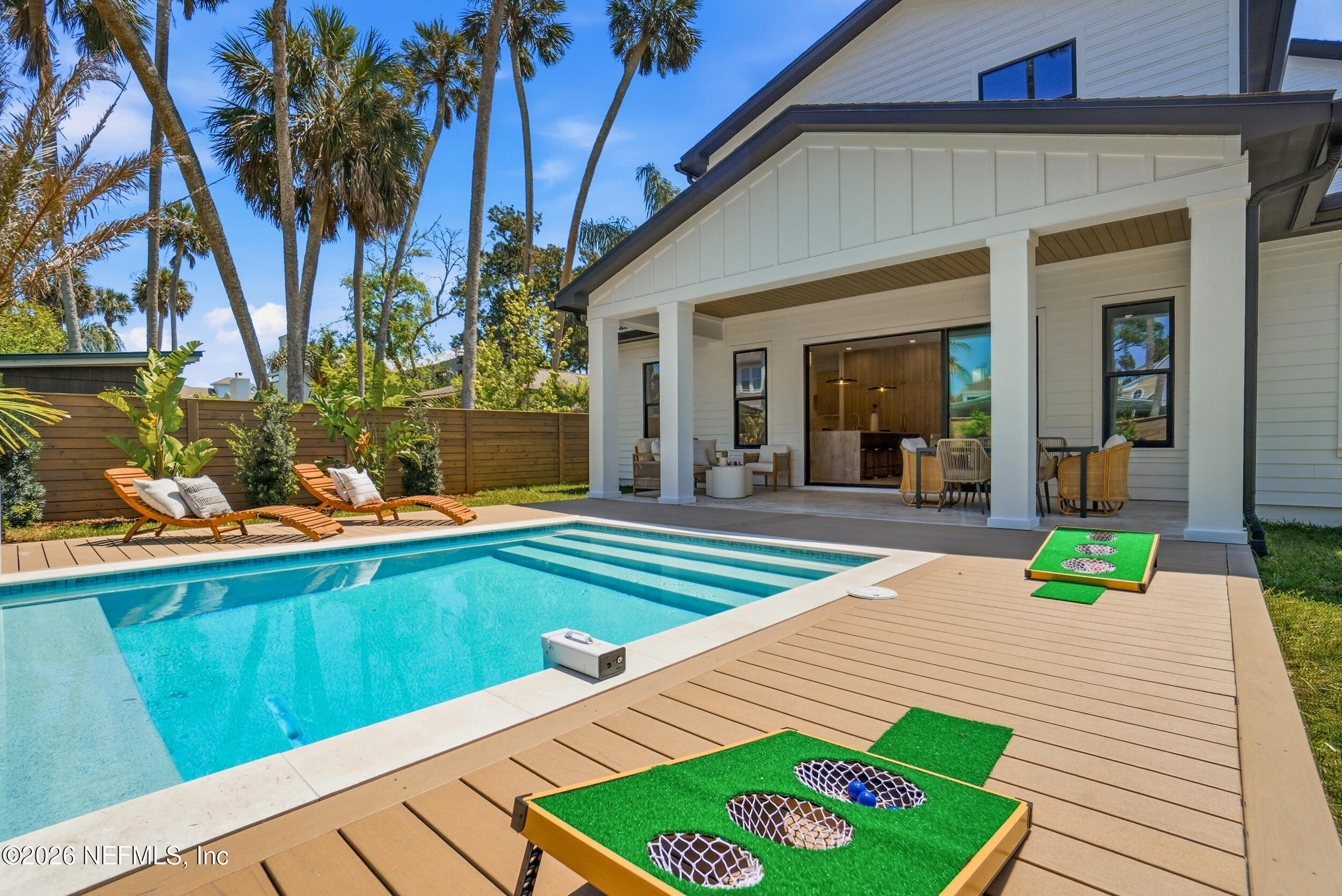371 9th Street Atlantic Beach, FL 32233 - Photo 2 of 99 saltwater pool covered lanai