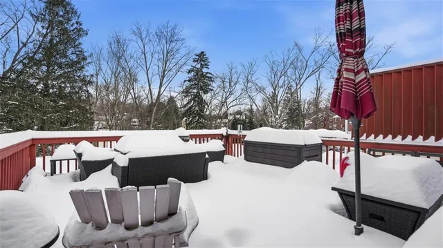 a view of outdoor sitting area with furniture