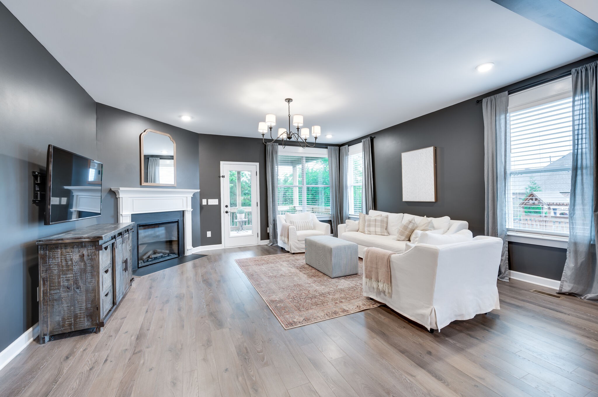 12 Kelly Court Lebanon, TN 37087 - Photo 27 of 55 a living room with fireplace furniture and a wooden floor