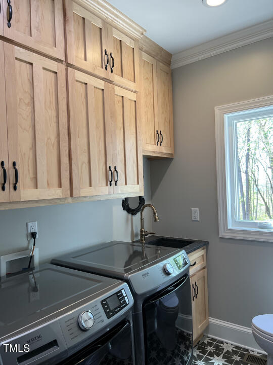 804 Crabtree Glenn Road Rougemont, NC 27572 - Photo 30 of 66 a kitchen with a sink appliances and cabinets