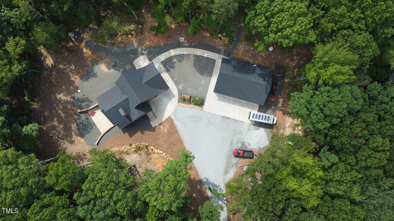 804 Crabtree Glenn Road Rougemont, NC 27572 - Photo 10 of 66 an aerial view of a house with pool and garden