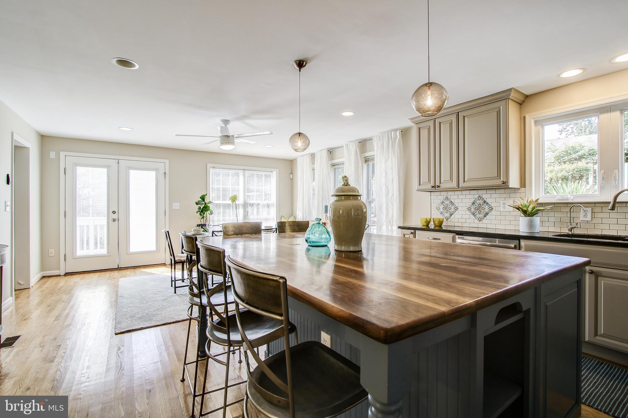 9909 Cherry Tree Lane Silver Spring, MD 20901 - Photo 12 of 45 Huge Island for Cooking, Eating, Hanging Out!