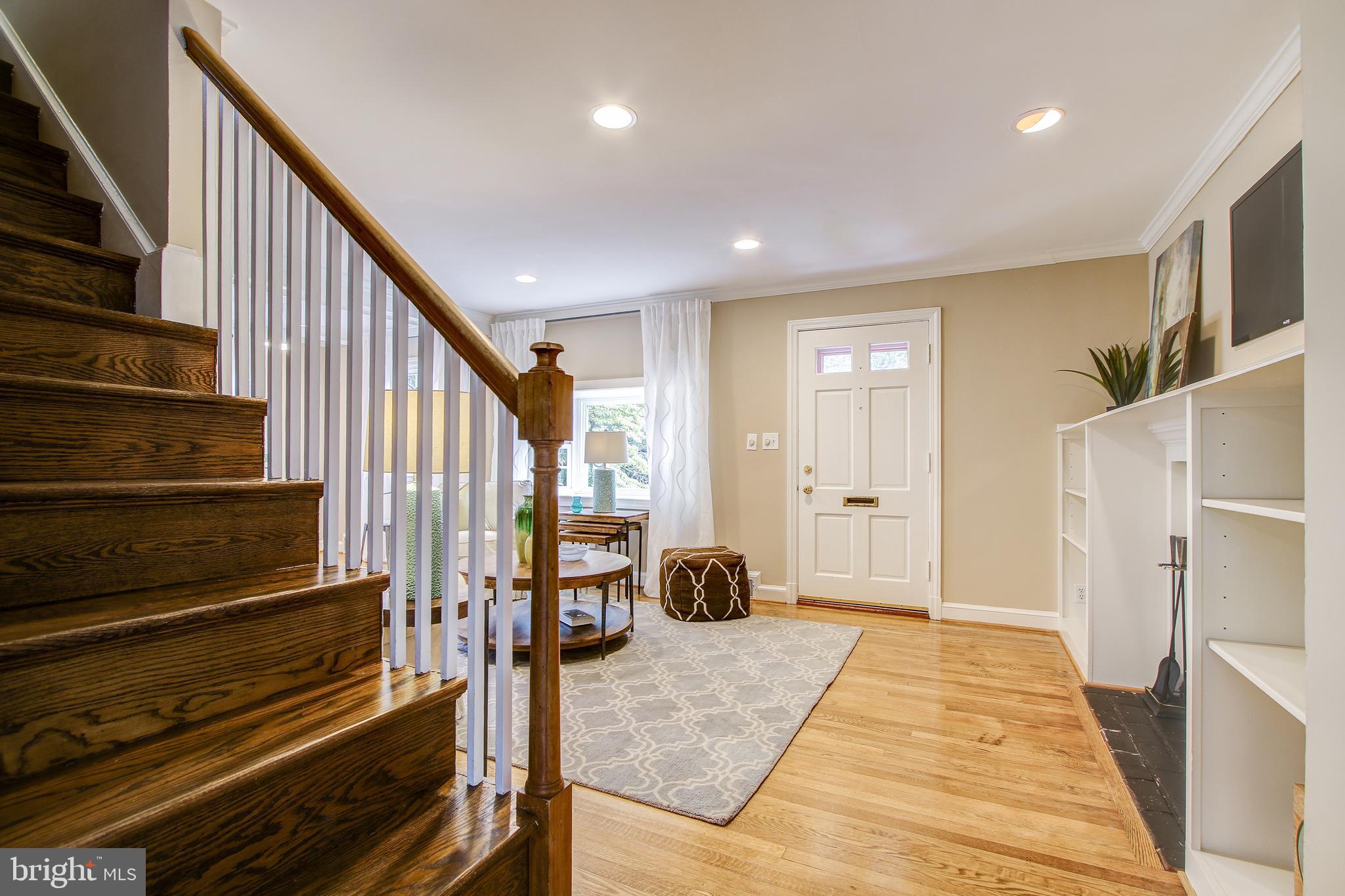 9909 Cherry Tree Lane Silver Spring, MD 20901 - Photo 22 of 45 Charming Stairway to Second Floor