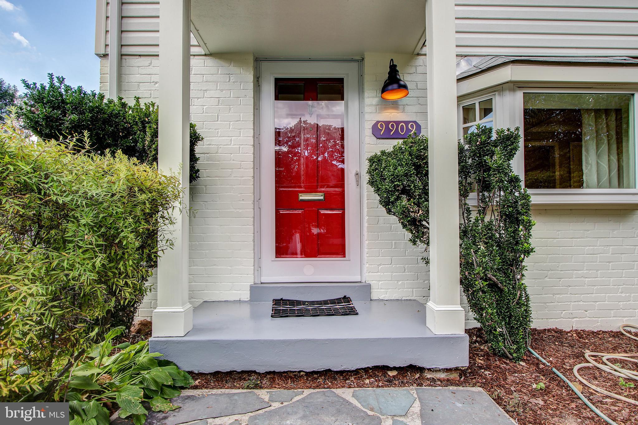 9909 Cherry Tree Lane Silver Spring, MD 20901 - Photo 4 of 45 Front Entry Protects you from Rain