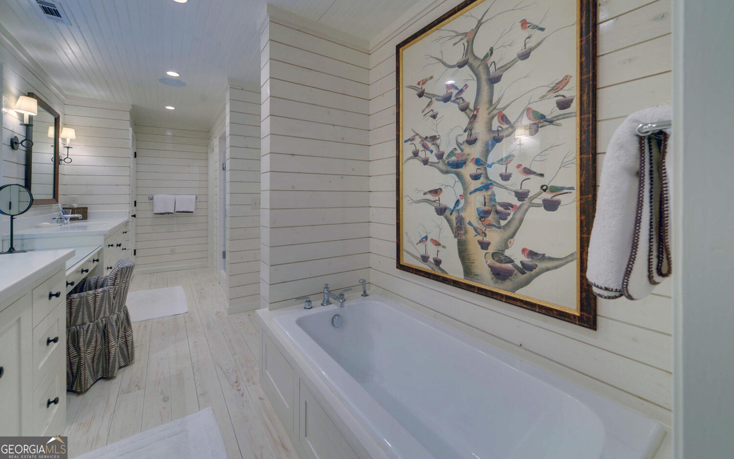 3540 Lake Rabun Road Lakemont, GA 30552 - Photo 40 of 81 a bathroom with a bathtub and a shower
