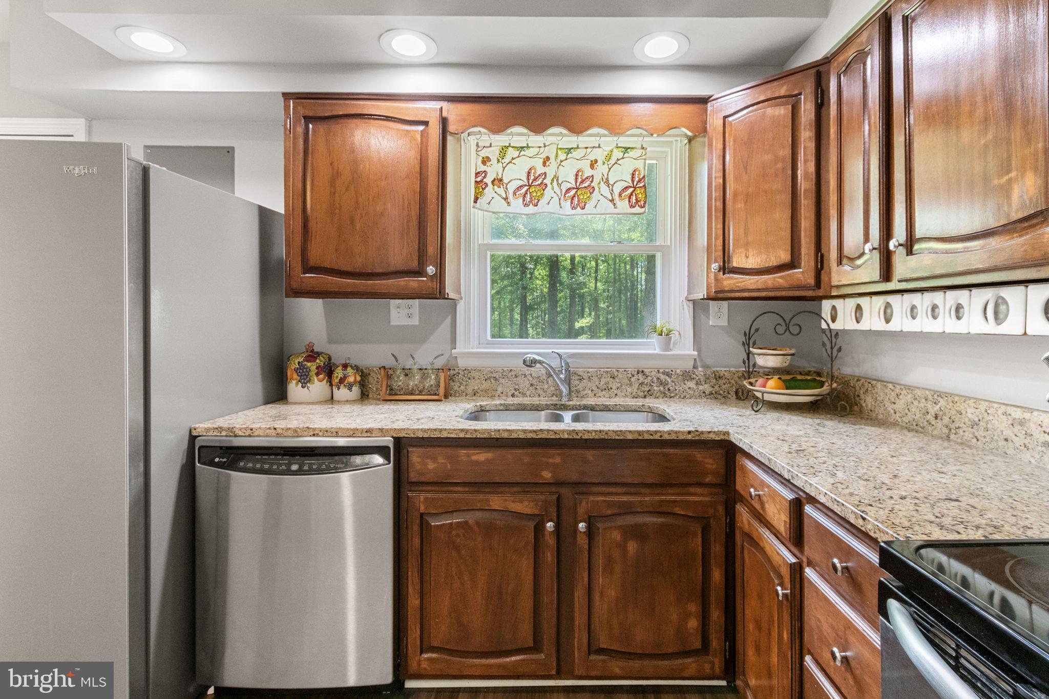 141 Meadows Road Fredericksburg, VA 22406 - Photo 37 of 95 Granite Counters w/ SS sink. Window to Rear Yard!