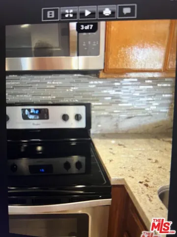 a close view of stove