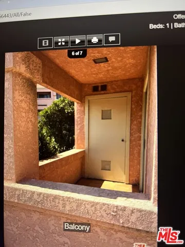 a view of front door