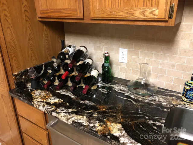 a view of a yard from a window