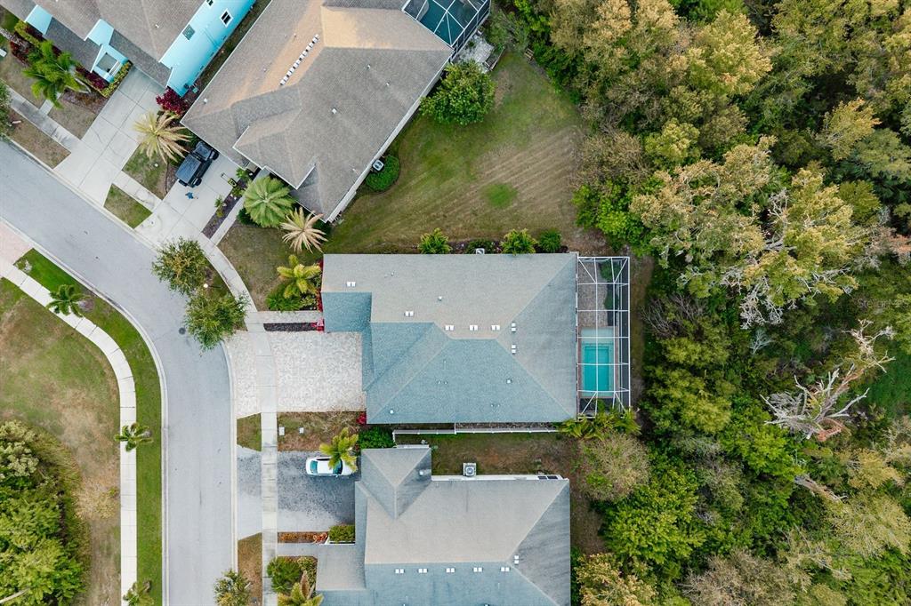5116 Coastal Scene Drive Apollo Beach, FL 33572 - Photo 32 of 36 an aerial view of house with yard