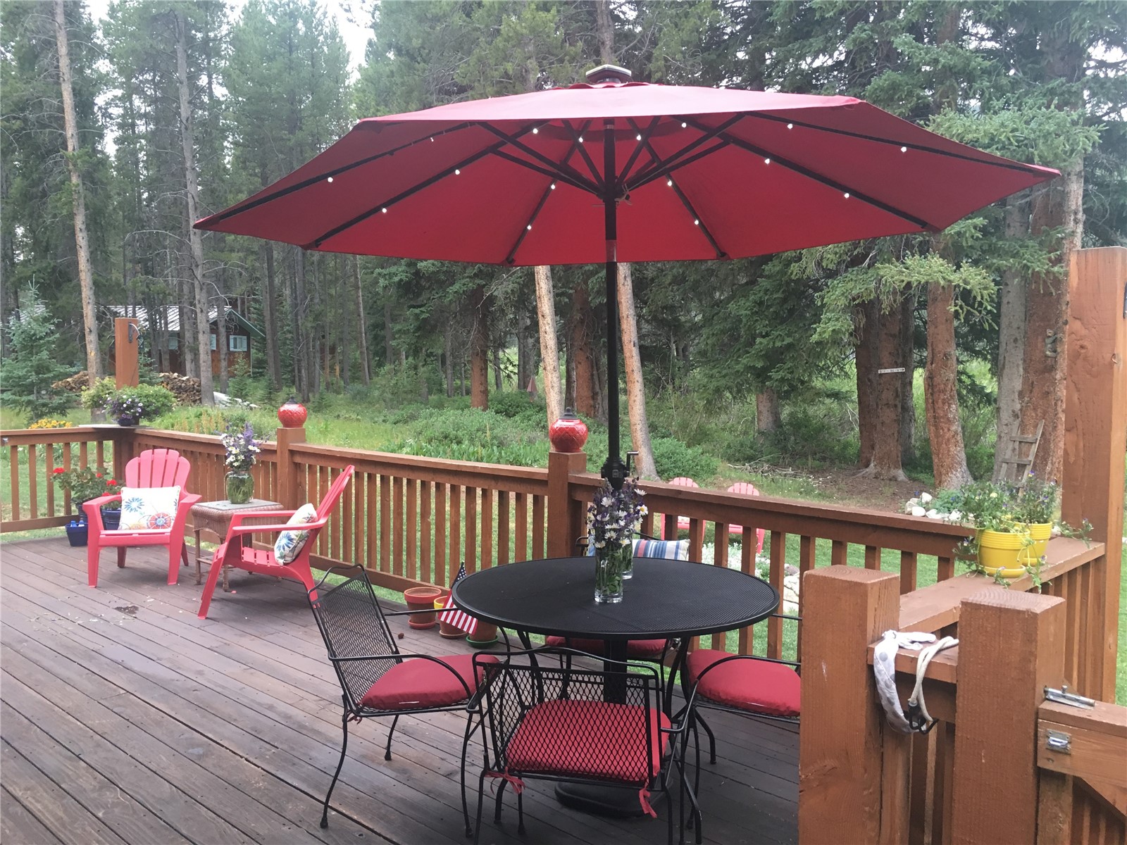 353 Blue River Road Blue River, CO 80424 - Photo 6 of 48 a view of a patio with furniture and yard