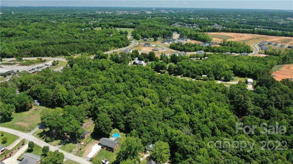 10749 Harrisburg Road Indian Land, SC 29707 - Photo 33 of 38 an aerial view of residential houses with outdoor space and trees