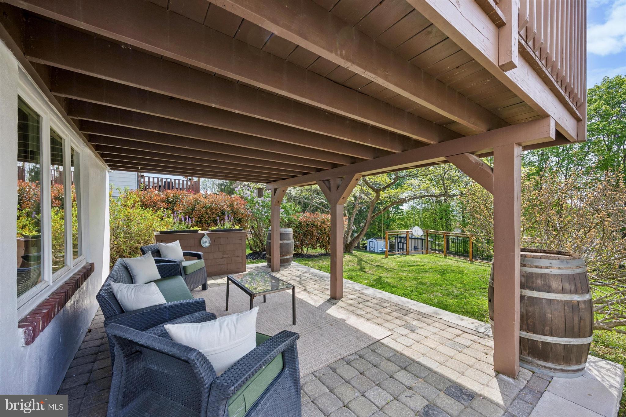 187 East Valley Forge Road King of Prussia, PA 19406 - Photo 15 of 16 a patio with yard table and chairs