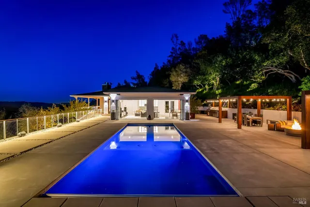 a view of a chairs and table on the terrace