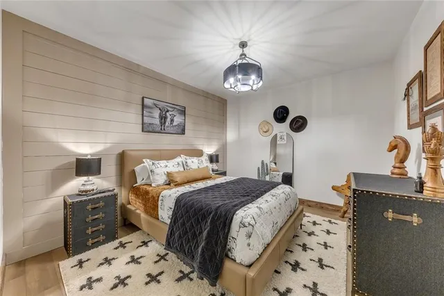 an outdoor space with furniture