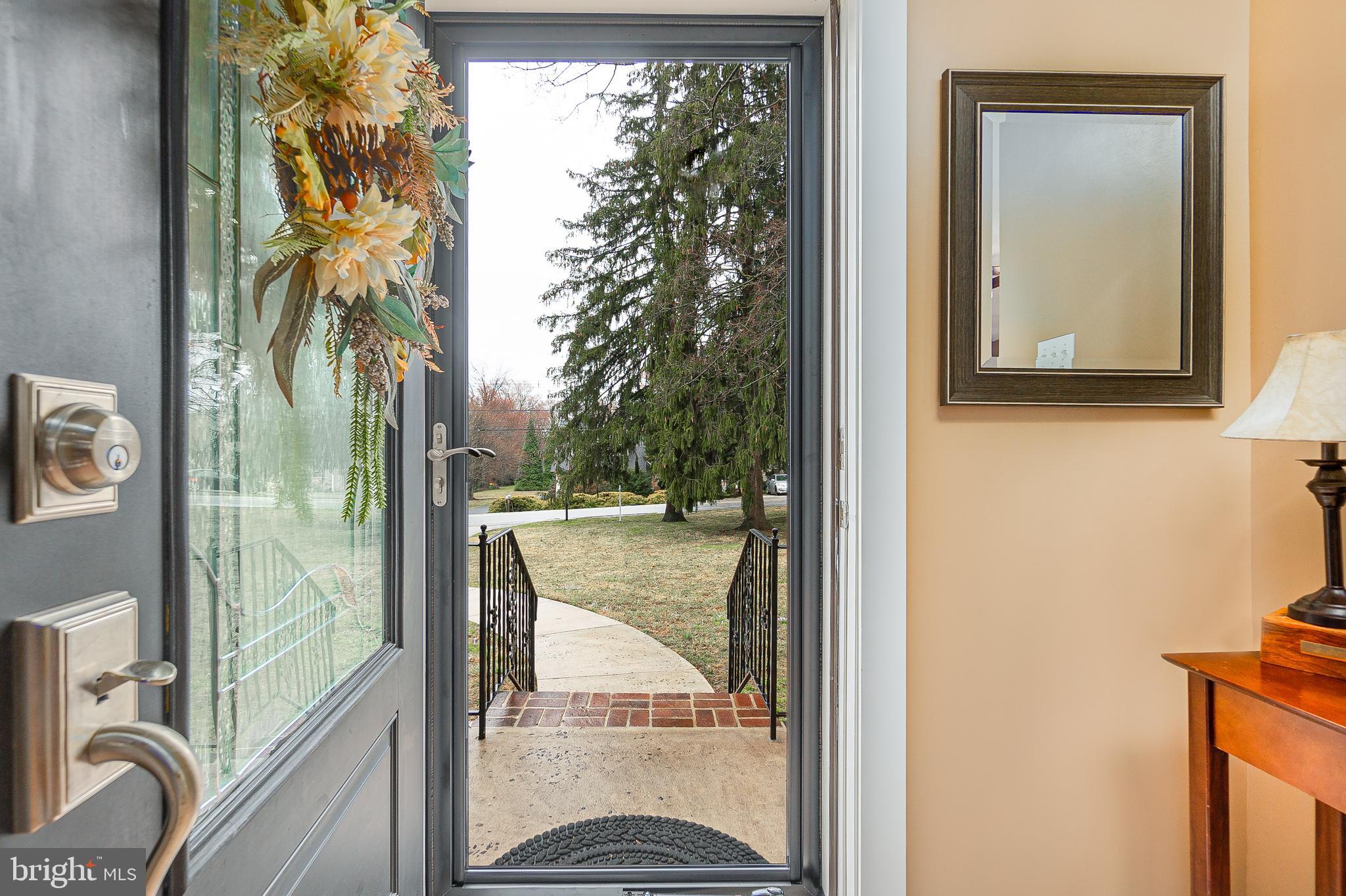 215 West Rose Valley Road Wallingford, PA 19086 - Photo 10 of 77 View from front entrance