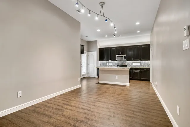 wooden floor in an empty room