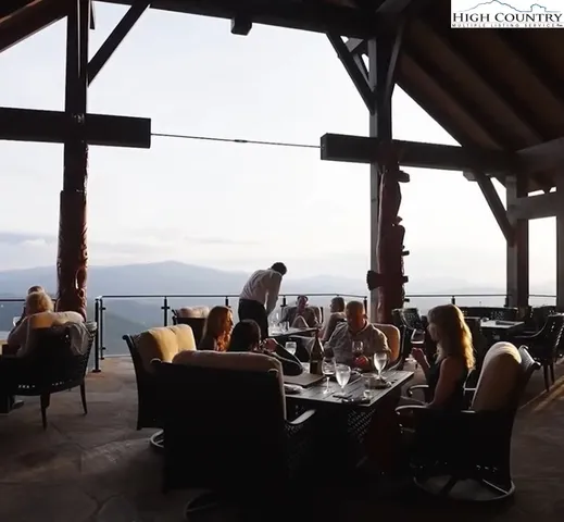 a view of a lake in the background