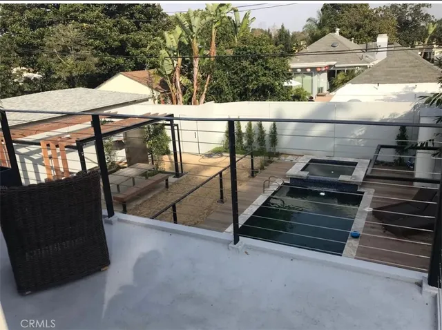 a view of outdoor space and deck