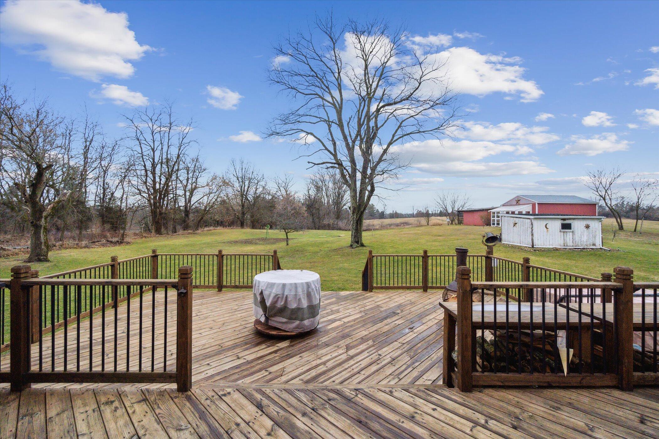 9990 Culver Road Clarklake, MI 49234 - Photo 35 of 42 35-Two tier large deck
