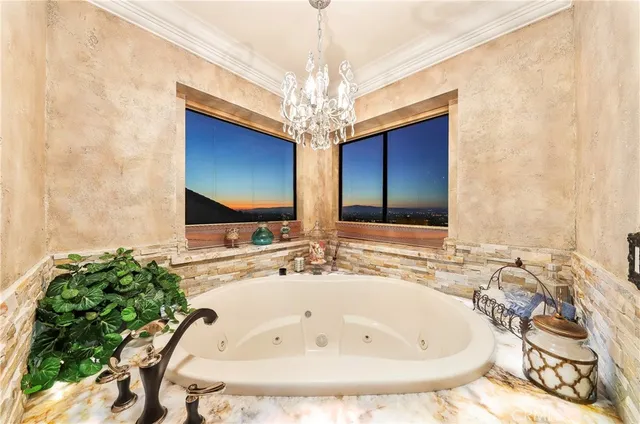 a view of an outdoor dining space with furniture