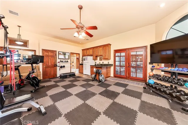 a view of outdoor space with seating area