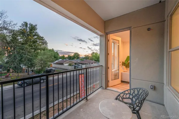 a house view with a sitting space