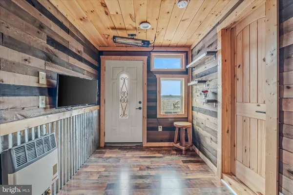 a view of wooden floor