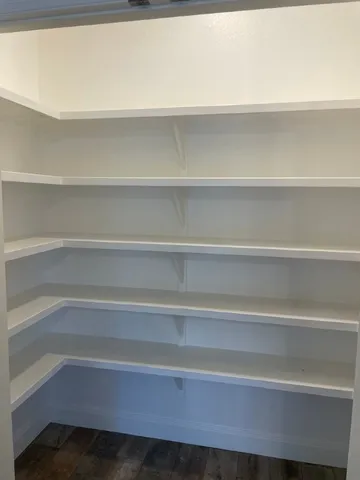 a view of a closet