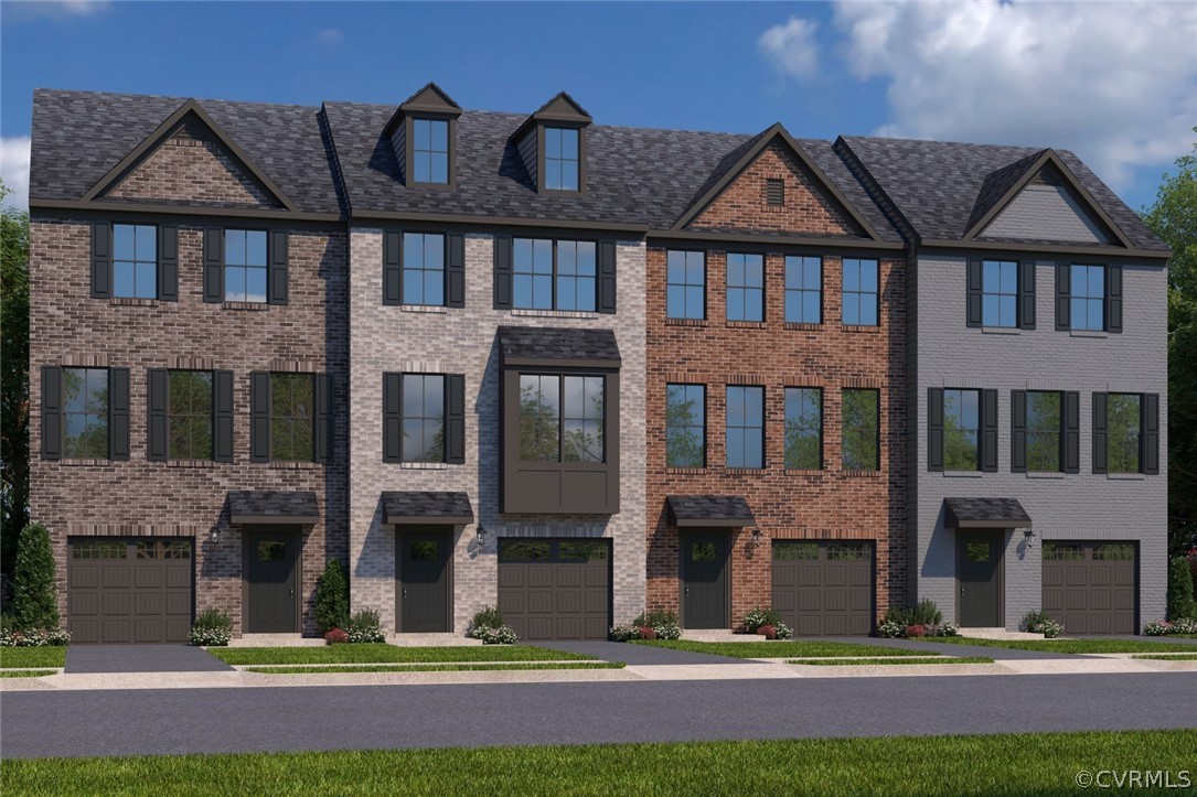 1237 Lazy River Road, Unit 18E Midlothian, VA 23114 - Photo 1 of 7 a front view of a residential apartment building with a yard