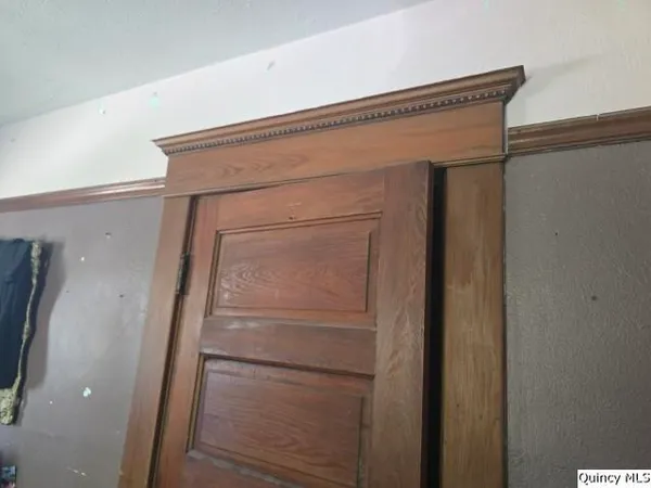 a close view of closet