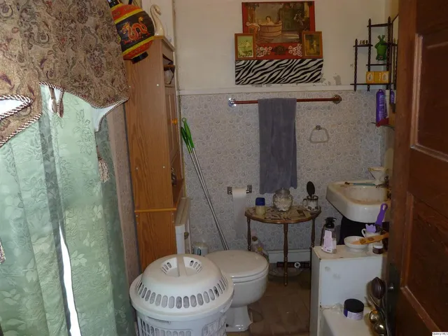 a view of storage and utility room