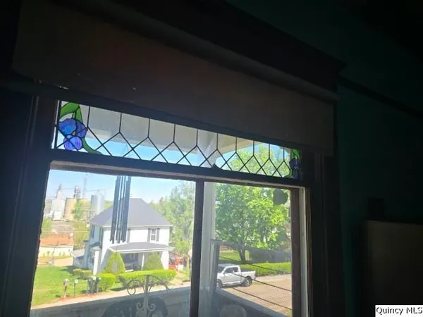 a window with an outdoor space