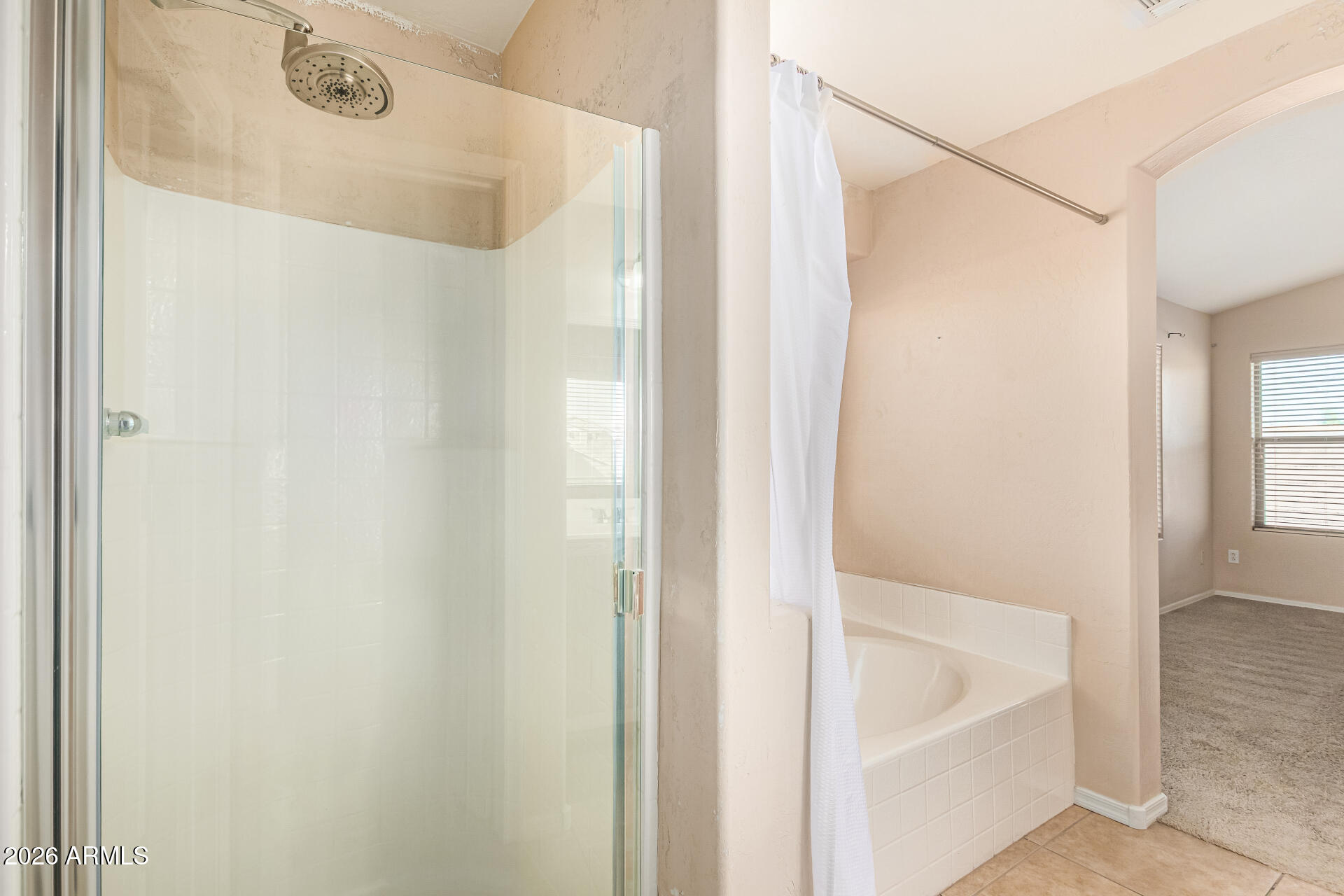 25660 West Dunlap Road Buckeye, AZ 85326 - Photo 23 of 40 a bathroom with a bathtub a shower and a sink