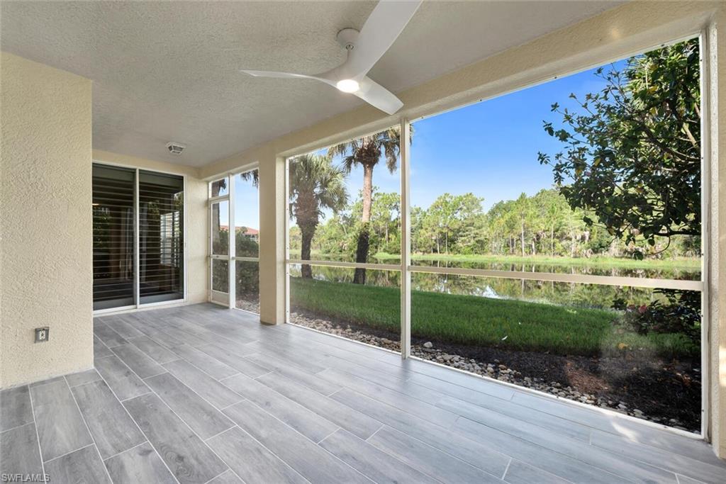 10771 Crooked River Road, Unit 103 Estero, FL 34135 - Photo 15 of 21 a view of a garden from a windows