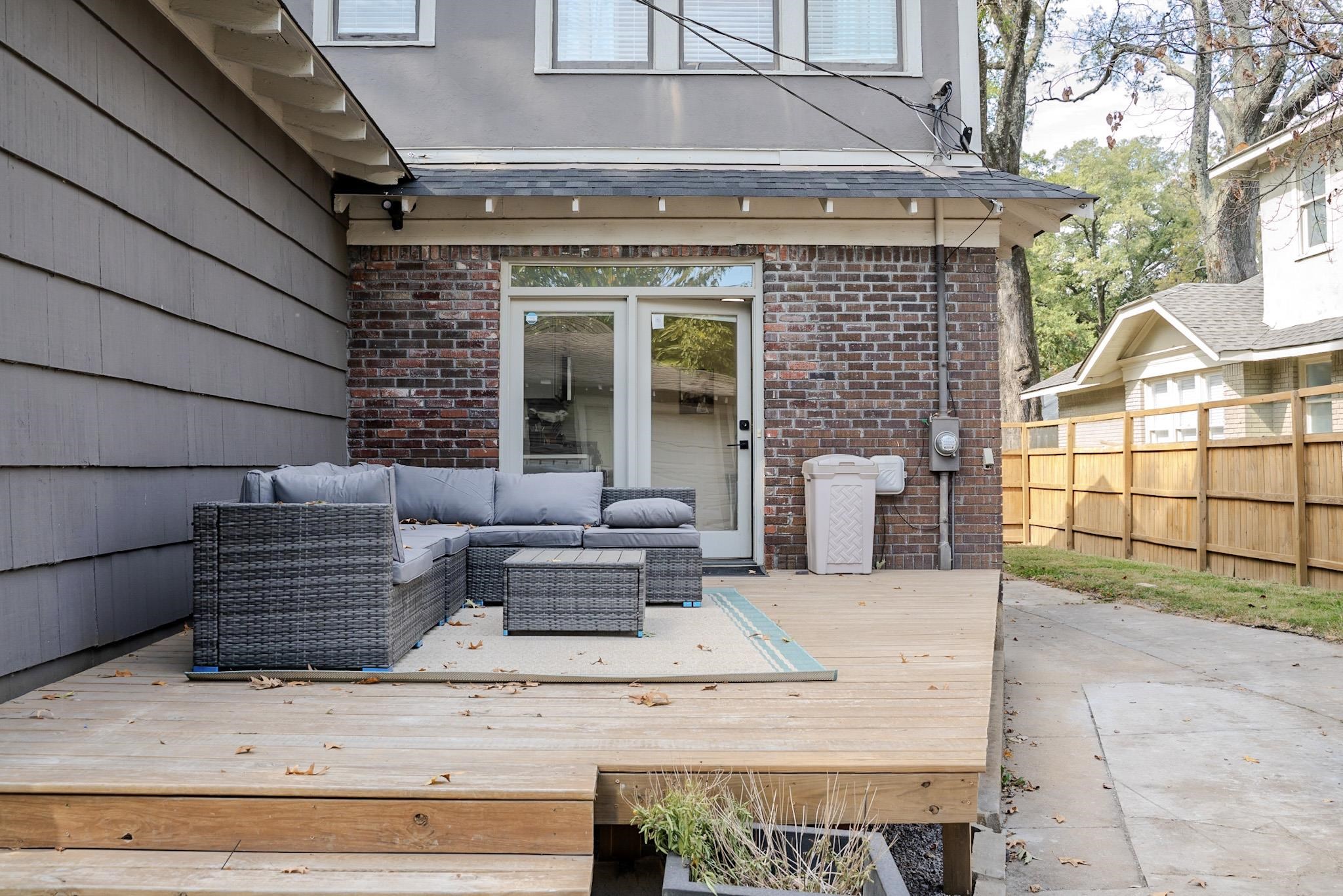 210 North Avalon Street Memphis, TN 38112 - Photo 27 of 30 Wooden deck featuring an outdoor living space and fence
