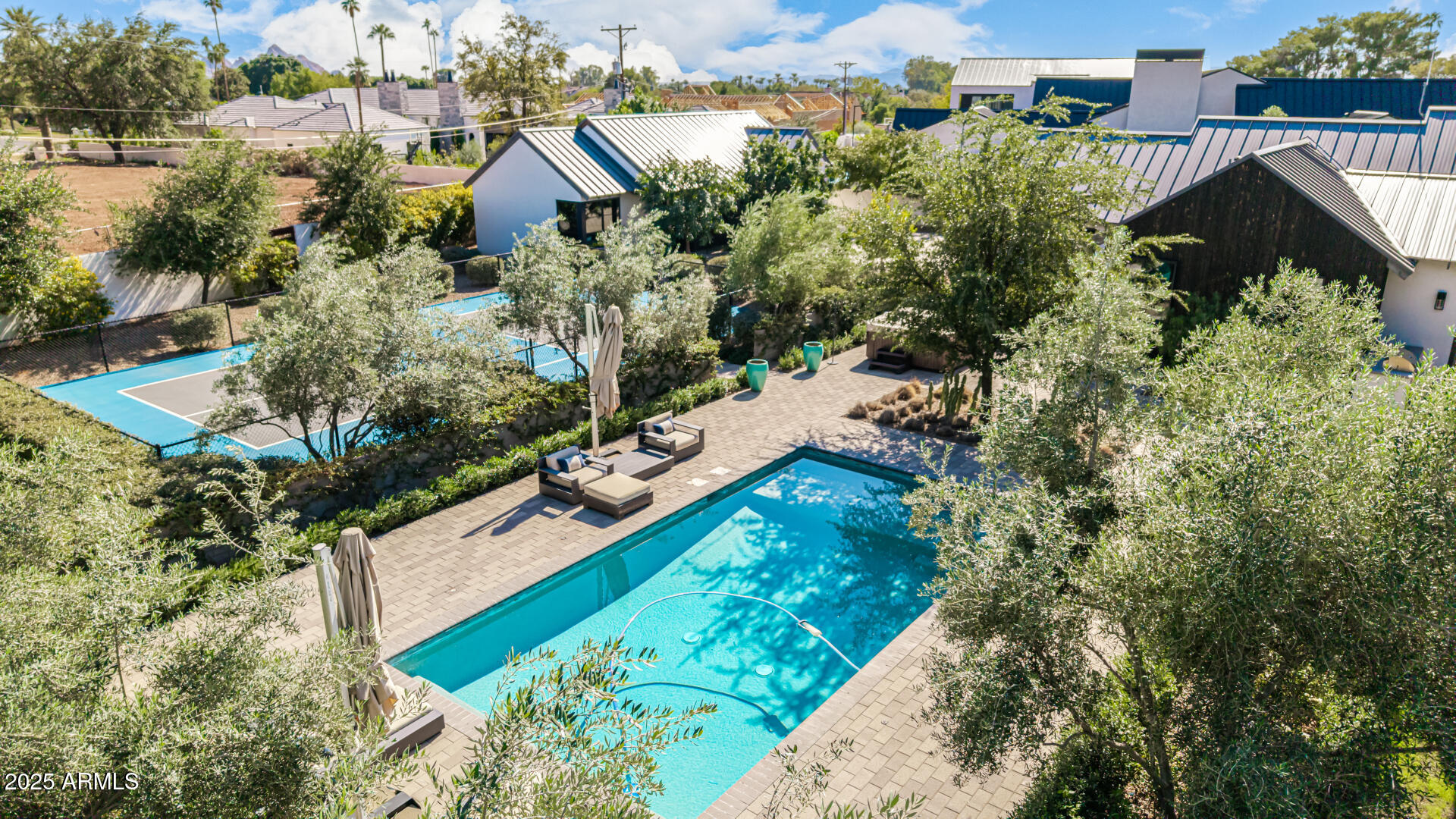 4535 North 49th Place Phoenix, AZ 85018 - Photo 64 of 75 an aerial view of residential house with outdoor space