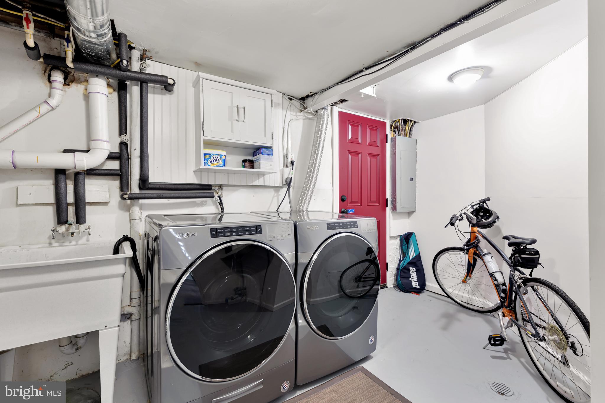 4123 7th Street Northwest Washington, DC 20011 - Photo 22 of 25 Full-size laundry in basement