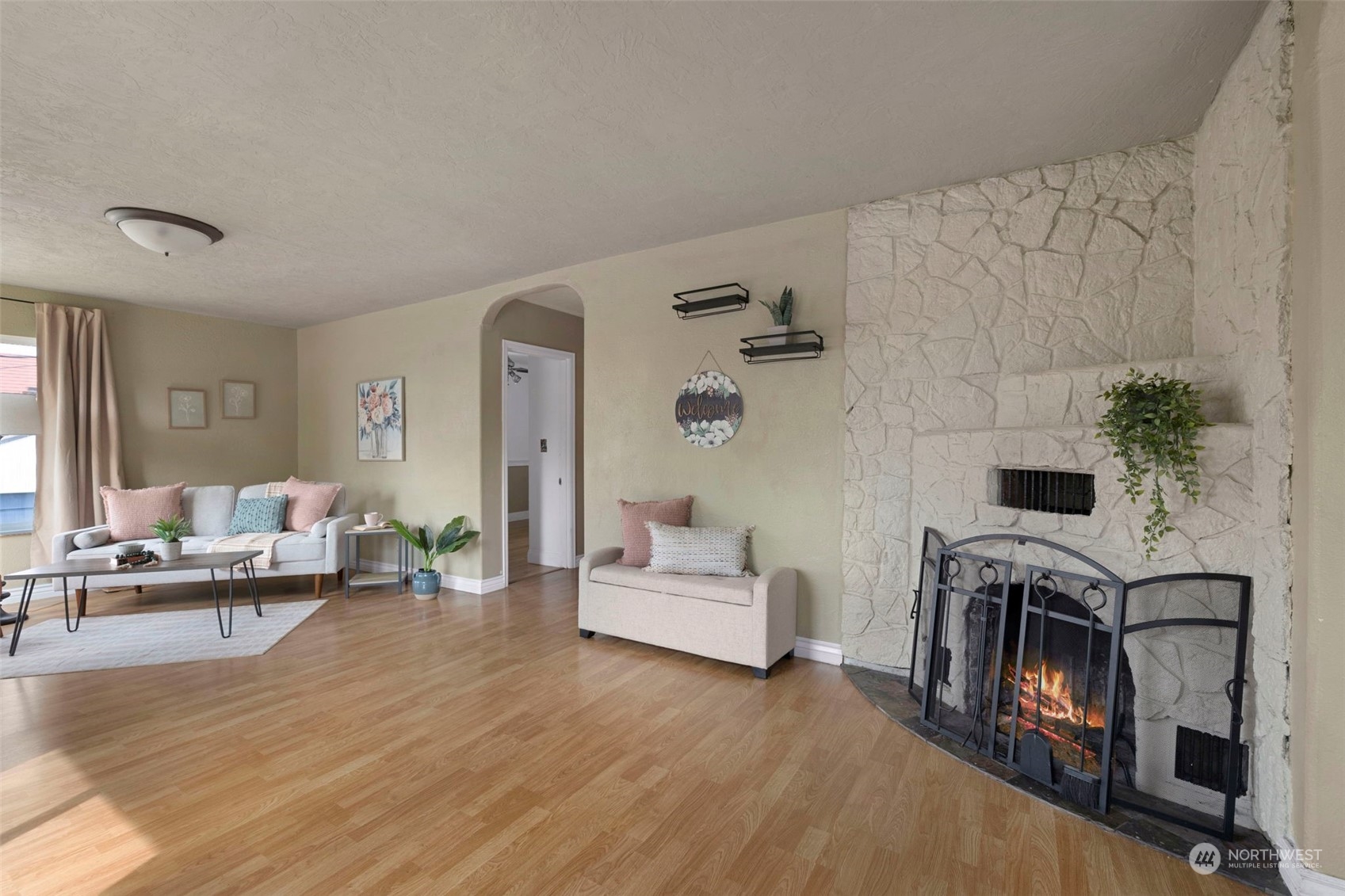 2042 East 18th Street Bremerton, WA 98310 - Photo 5 of 33 a living room with furniture and a flat screen tv