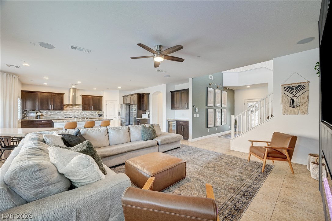 176 Kirkton Street Henderson, NV 89012 - Photo 15 of 80 Elegant flow connecting main living areas seamlessly