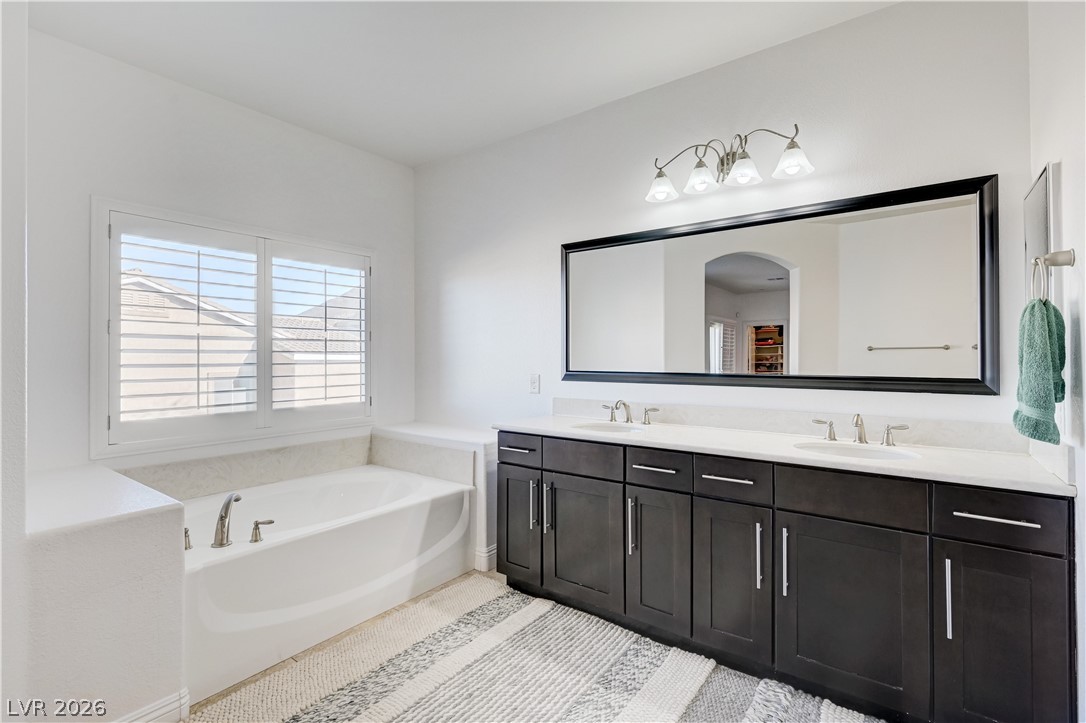 176 Kirkton Street Henderson, NV 89012 - Photo 41 of 80 Dual vanities offering functionality and space