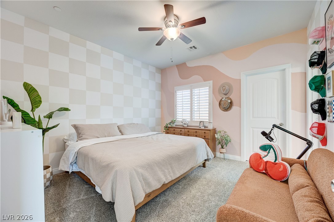 176 Kirkton Street Henderson, NV 89012 - Photo 45 of 80 Generously sized upstairs bedrooms 1 ~ with ample closet space