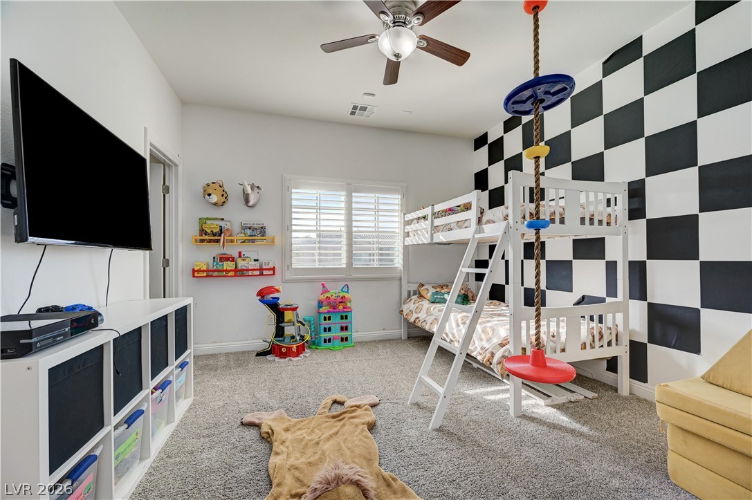 176 Kirkton Street Henderson, NV 89012 - Photo 47 of 80 Generously sized upstairs secondary bedroom 2 ~ with ample closet space
