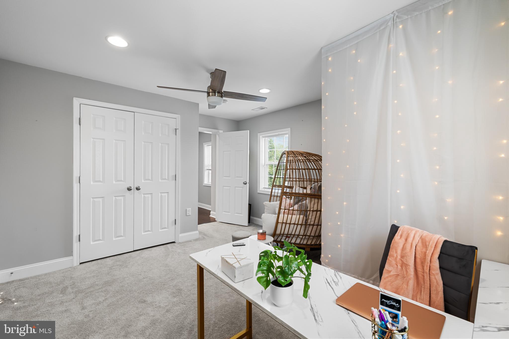 3327 5th Street Southeast Washington, DC 20032 - Photo 25 of 42 a living room with furniture and a potted plant