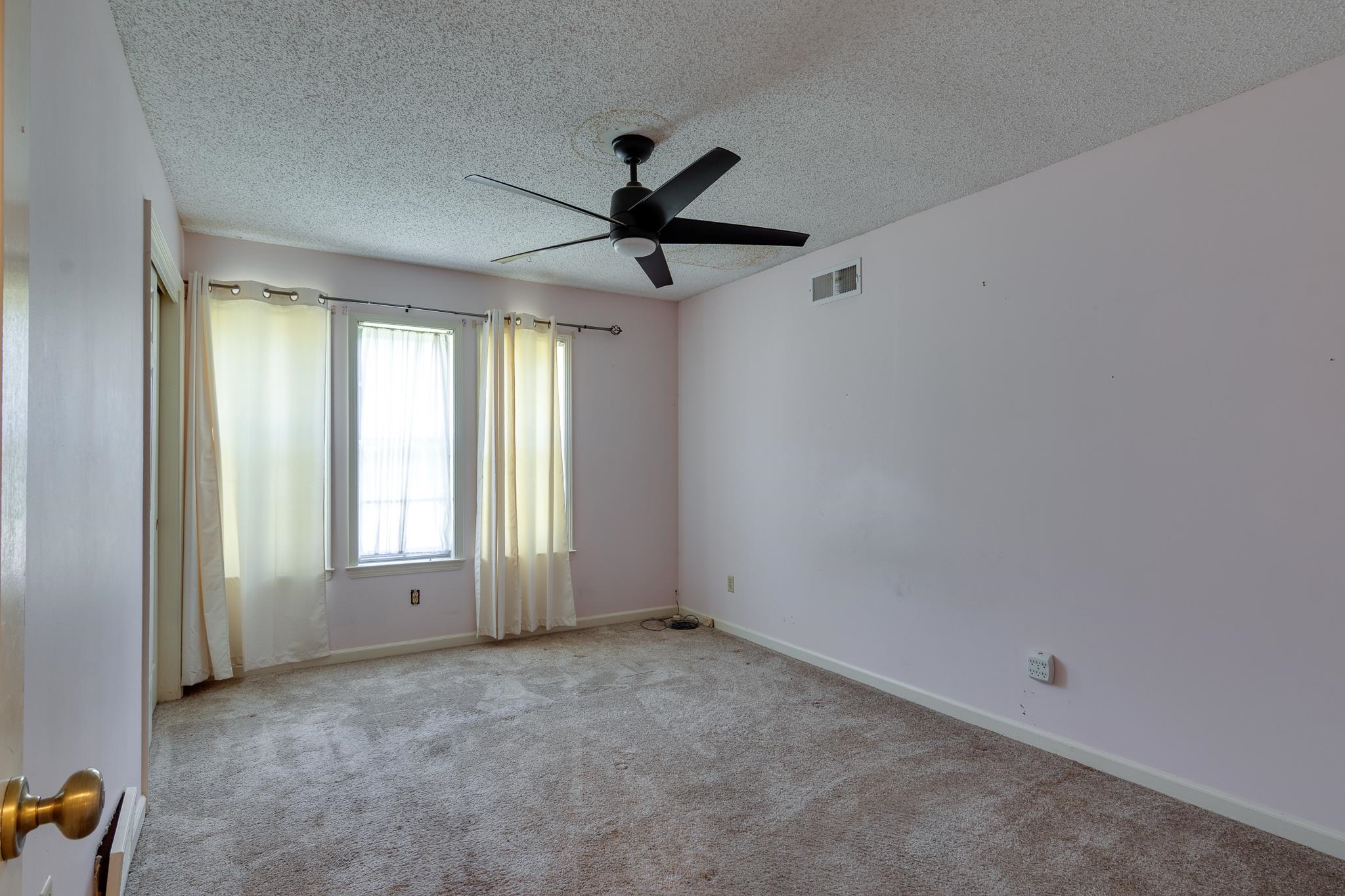 8083 Cinders Road Bartlett, TN 38133 - Photo 14 of 31 Carpeted room featuring a ceiling fan, dual windows, and light-colored walls