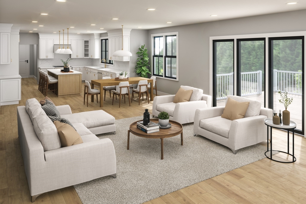 7 Belcher Street Sharon, MA 02067 - Photo 2 of 4 a living room with furniture and a large window