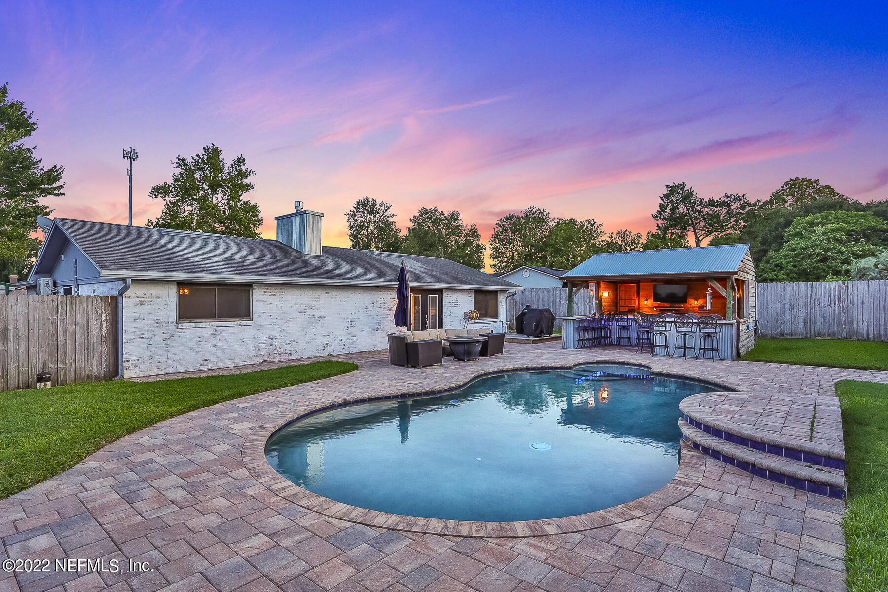 2198 Carter Braxton Road Orange Park, FL 32073 - Photo 6 of 33 a view of a house with swimming pool and a yard