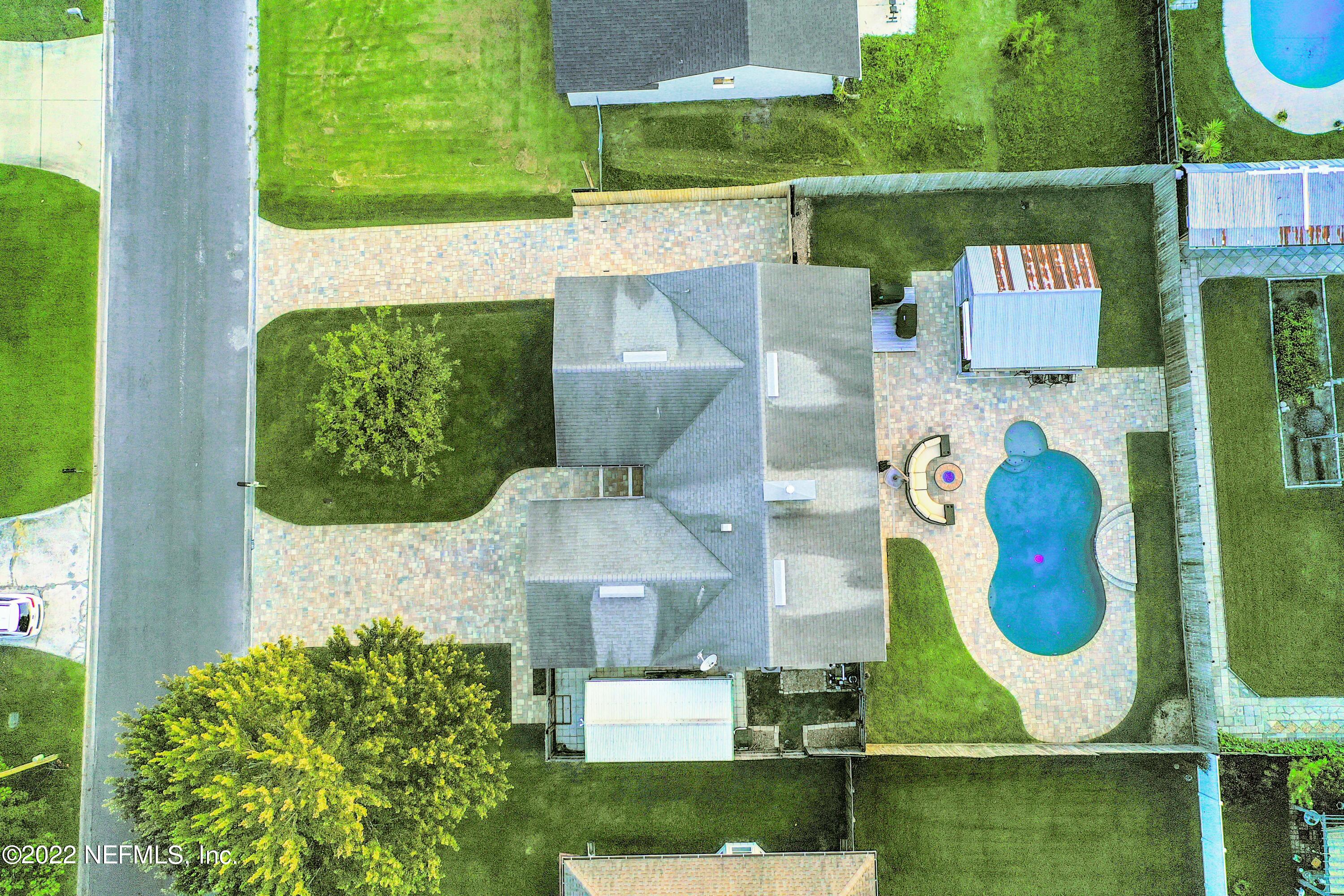 2198 Carter Braxton Road Orange Park, FL 32073 - Photo 10 of 33 an aerial view of a house having outdoor space