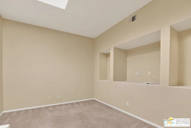 a view of an empty room